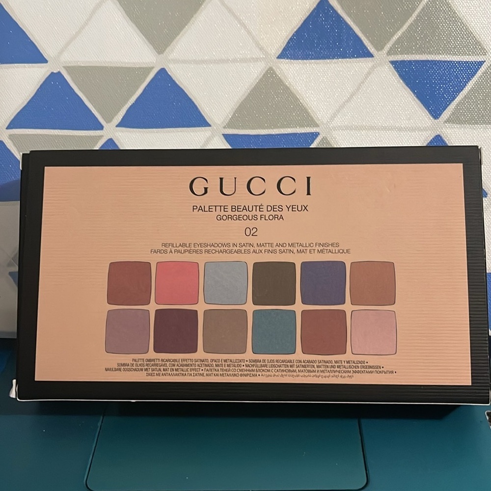 Gucci Gorgeous Flora Eye Shadow Palette Beauté Des Yeux 02 Floral Case